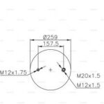 PT 0722-K COMPLETE AIR SPRING 10